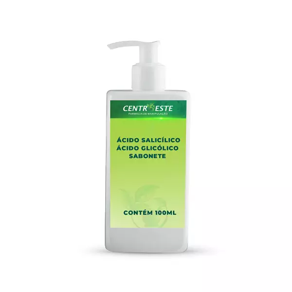 Ácido salicílico 1% + Ácido glicólico 5% Sabonete