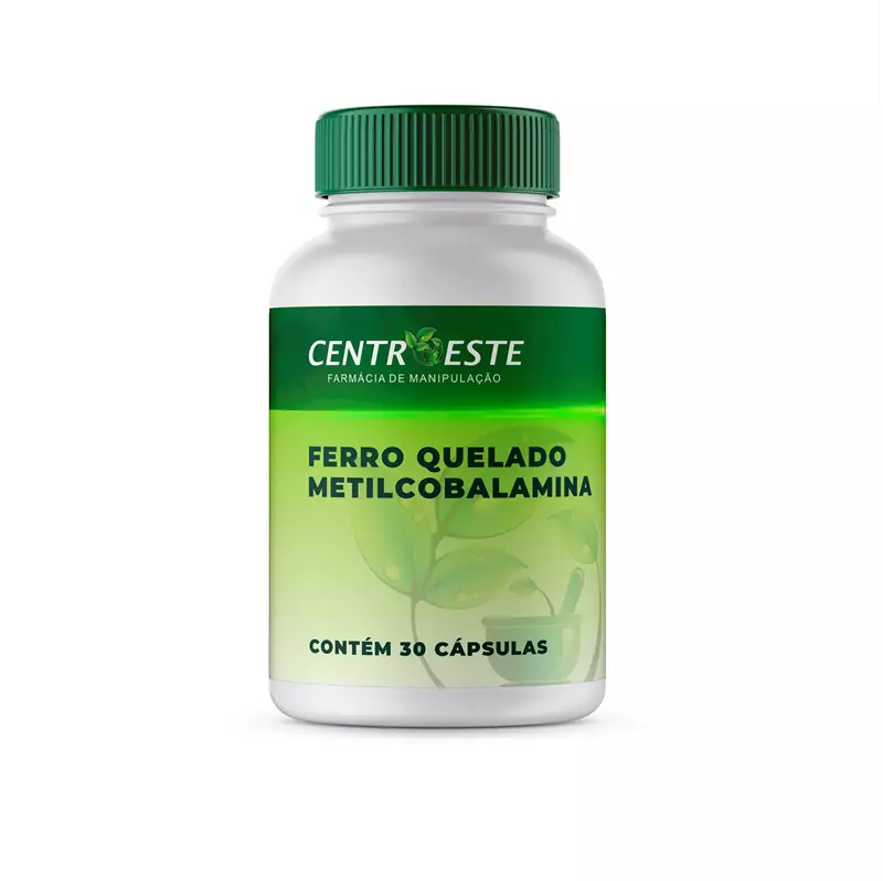 Ferro quelado 50mg + Metilcobalamina 1000mcg