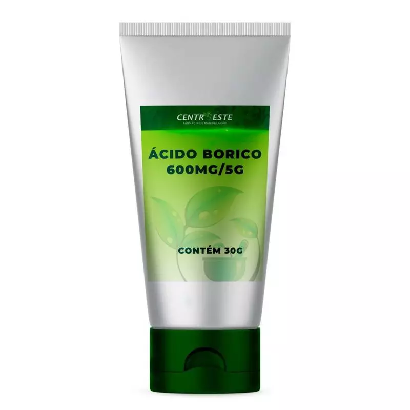 Ácido Bórico 600mg/5g Creme