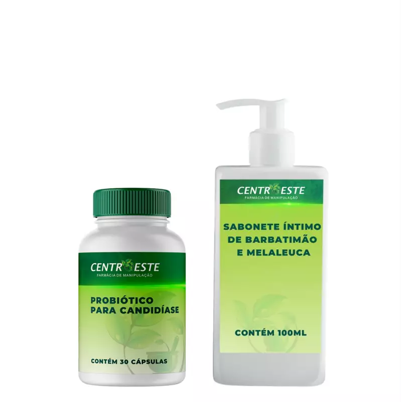 Kit Probiótico para Candidíase + Sabonete Íntimo